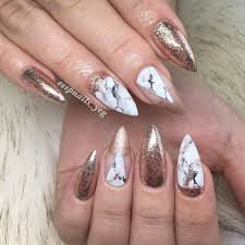 Black And Rose Gold Nails Design Pin By Ruth Ziegler On Nails Rose Gold Nails Design Rose Nail Art Rose Gold Nails