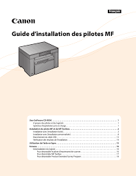 Logiciels et pilote pour windows 32 bit. Canon I Sensys Mf3010 Manuel D Utilisation Pages 20