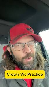 Pulling out a crown Vic to practice with just in case Garrett Mitchell  calls me up to the big leagues! Cobra chicken wants to chase some bald  eagles! #freedom500 #doitfordale · Shaun