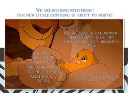 When we settled on the baby lion king theme i thought i would have no. Lion King Prince Baby Shower Invite Lion King Baby Shower Invites Prince Baby Shower Invitations Lion King Baby Shower
