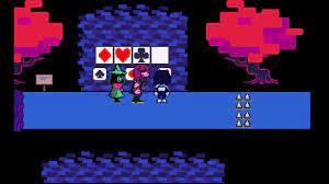 Malius can combine them into the door key, which can be used to unlock the door to jevil 's cell inside card castle. Deltarune Jevil Boss How To Find All Broken Key Parts Youtube