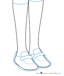 How To Draw An Anime School Girl In 6 Steps Animeoutline Draw egg shapes to represent the segments on each finger. to draw an anime school girl in 6 steps