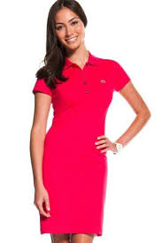 Lacoste New Digital Boutique Polo Dress Summer Work Dresses Basic Dress Shapes