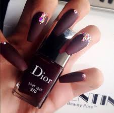 Dark Purple Matte Square Tip Acrylic Nails Dior Nail Polish Nails Life Hailslife Com Purple nail art design, nails purple nail coffin, purple acrylic nails, nails nail designs art. dark purple matte square tip acrylic