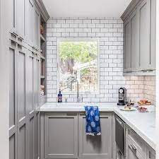 Make a well thought out plan for your storage needs and how you like to cook. Gray Pantry With Floor To Ceiling Cabinets Kitchen Cabinets Grey And White Kitchen Decor Hacks Kitchen Cabinets Black And White