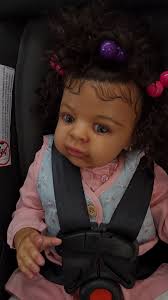 Reborn baby girl I created getting ready for her travels home