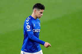 James rodriguez is not training with real madrid in valdebebas today. Everton Star James Rodriguez Struggling For Form After Brilliant Start And Talksport Told He S Been Found Out And Is Cold In England