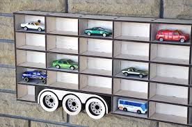 Stainless tie down points to top of toolbox for extra storage. Diy Wooden Truck Hot Wheels Display Rack Decor Home Ideas