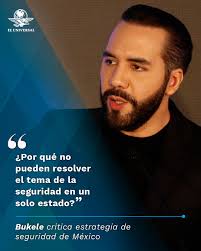 🇸🇻 🇲🇽 El presidente de El Salvador, Nayib Bukele, se pronunció sobre  las comparaciones en materia de seguridad que se publican en redes entre  México y su país 👉 https://tinyurl.com/pnr7zcds