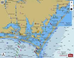 beaufort inlet and part of core sound marine chart