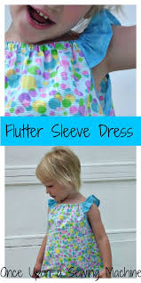 Flutter Sleeves A Variation For The Free Peasant Dress Once Upon A Sewing Machine Peasant Dress Patterns Sewing Patterns For Kids Sewing Dresses