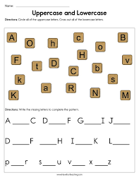 These interactive worksheets are designed to help children understand when and how to use uppercase and lowercase letters. Uppercase And Lowercase Worksheet Have Fun Teaching