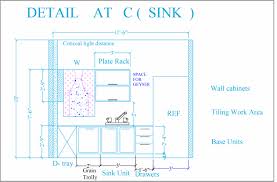 modular kitchen drafting samples and