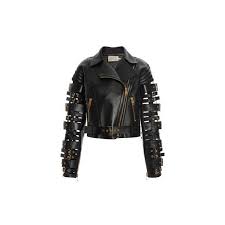Fausto Puglisi Jackets Real Leather Jacket Motorcycle Jacket