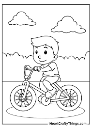 Includes images of baby animals, flowers, rain showers, and more. Bicycles Coloring Pages Updated 2021