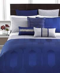 Cobalt Blue Black And Blue Comforter Set Hotel Collection Bedding Links Cobalt Collection Bedding Collections Bed Bath Macy S Hotel Collection Bedding Blue Bedding Blue Bedroom