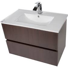 They are especially great for small bathrooms because they save space. Surf Wall Mounted Bathroom Vanity Cabinet Set Bath Furniture With Single Sink Wenge 32 In Walmart Canada