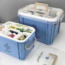 Medicine Box First Aid Kit Box Plastic Container First Aid Kit Box Medicine Boxes Medicine Storage