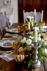 Beautiful French Country Thanksgiving Tablescape With Autumn Elegance In 2020 Thanksgiving Table Decorations Thanksgiving Table Settings Elegant Thanksgiving Tablescapes