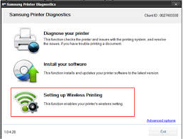 Samsung Printers Configure Wireless Settings Using Samsung Printer Diagnostics Hp Customer Support
