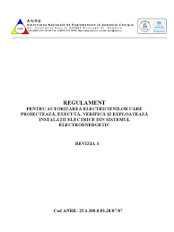 Check spelling or type a new query. Anre Regulament Autorizare Electricieni Rev3