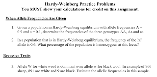 Approximately what percent of the population are heterozygous carriers of the recessive pku allele? Solved Hardy Weinberg Practice Problems You Must Show You Chegg Com