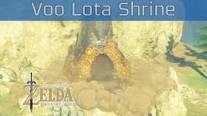 Breath Of The Wild - Voo Lota Shrine Guide - Youtube