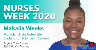 Makalia Weeks is a senior at Montclair State University working toward her  Bachelor of Science in Biology. She is also a Project Coordinator for our  team at Black Health Matters. Her ultimate
