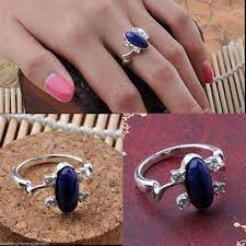 The Vampire Diaries Elena Gilbert Ring Lapis Lazuli Ellipse Ring Jewely Pe147 Vampire Diaries Jewelry Vampire Diaries Rose Gold Engagement Ring Vintage