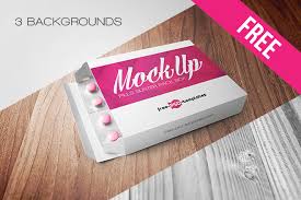 It contains everything you need to create a realistic look of your project. Free Pills Blister Pack Box Mock Up In Psd Free Psd Templates