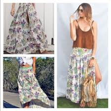 Spell The Gypsy Collective Skirts Spell The Gypsy Queen Of Flowers Maxi Skirt Poshmark