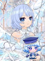 アイスタの椎奈沙雪ちゃん似エモモちゃんに天使衣装を着てもらい、その可愛い姿をお写真に撮りました📸✨ | LOVEIT