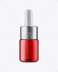Download 5ml Frosted Red Glass Dropper Bottle In Bottle Mockups On Yellow Images Object Mockups PSD Mockup Templates