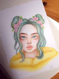 Get your girls' clothing at zazzle! Cute Girl Drawing With Blue Hair Yellow Hoodie Cute Girl Drawing Girl Drawing Yellow Hoodie