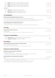 I use the template recommended by thomas jansson here: Github Posquit0 Awesome Cv Awesome Cv Is Latex Template For Your Outstanding Job Application