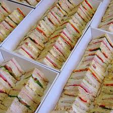Mini Sandwiches Prawn Louis Brioche Rolls Curried Chicken Salad On Rye Fingers Turkey Arugula And C Tea Sandwiches Recipes High Tea Sandwiches Party Sandwiches