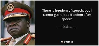 On september 11th mugabe's corpse arrived in harare. Top 20 Quotes By Idi Amin A Z Quotes