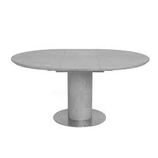 Browse products selected from the finest brands to fit every style & budget. Round Extendable Dining Table In Grey Concrete Effect Etan Furniture123