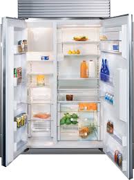These sub zero refrigerator are designed for efficiency. Sub Zero 23 9 Cu Ft Built In Side By Side Refrigerator Trail Appliances