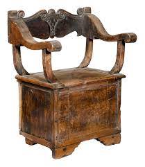 Group of 16th century (or earlier, possibly gothic) spanish or italian wrought iron furniture mounts. Italian Renaissance Carved Walnut Cabinet Chair 15th 16th Century Davanzati Pa At 1stdibs