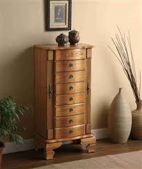 Find the perfect home furnishings at hayneedle, where you can buy online while you explore our room designs and curated looks for tips, ideas & inspiration to help you along the way. Standing Wooden Jewelry Armoire Five Drawers Contemporary Design Jewelry Armoire Standing Jewelry Armoire Furniture