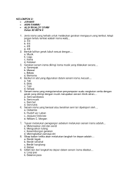 Senam irama yang berasal atau beraliran seni tari dipelopori oleh. Soal Soal Senam Irama Pdf