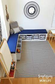 Ikea Kallax Hack Storage Benches For A Playroom Simplifying Mom Life Ikea Kids Room Diy Storage Bench Kallax Ikea Linen storage box bench indoor rest stool folding ottomans seat footstools.