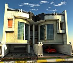 تصميمات معمارية واجهات فلل مودرن جداا مكتب المهندس اكرم عبد اللطيف Architectural House Plans House Architecture Design Bungalow House Design