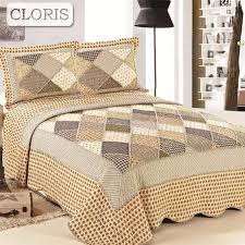 Cloris Luxury Brand Soft Bedspread High Quality Hotel Comforter Cotton Quilted Decorative Pillow Case King Size Twin Bed Spreads Hotel Comforters Quality Hotel