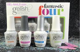 Take off your gel polish without a trip to the nail salon. Gelish Fantastic Four Essentials Collection Soak Off Gel Nail Polish Kit Color Gel Nails Com