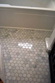 My latest discovery — two new options for tile flooring that would feel right at home in a pastel vintage bathroom. Marble Hex Floor Tile Tile Bathroom Tile Floor Bathroom Floor Tiles