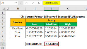 Chi Square Test In Excel Step By Step Example To Apply Chi