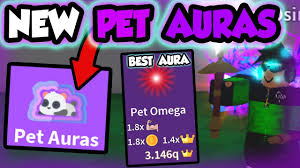 New Pet Auras Getting The Best Pet Aura Saber Op Pets Roblox Saber Simulator Roblox Aura Pets