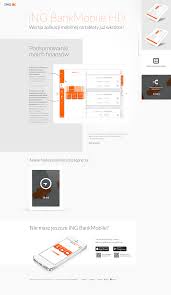 Ing Bank Mobile Hd On Behance Mobile Visualisation Behance